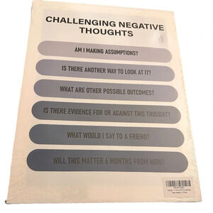 Cognitive Behavioural Therapy,Negative Thoughts Therapist, Psychologist Wall Art